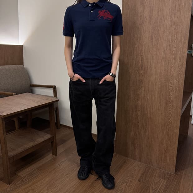 폴로 랄프로렌 빅포니 카라티 네이비