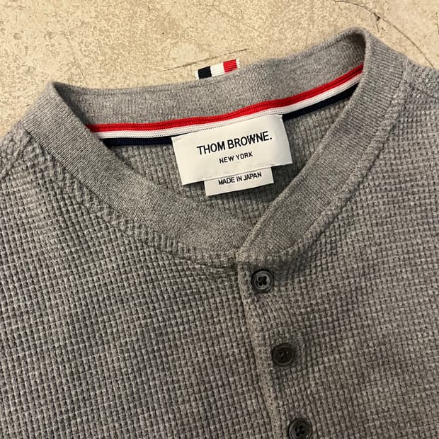 빈티지 톰브라운 써멀 헨리넥