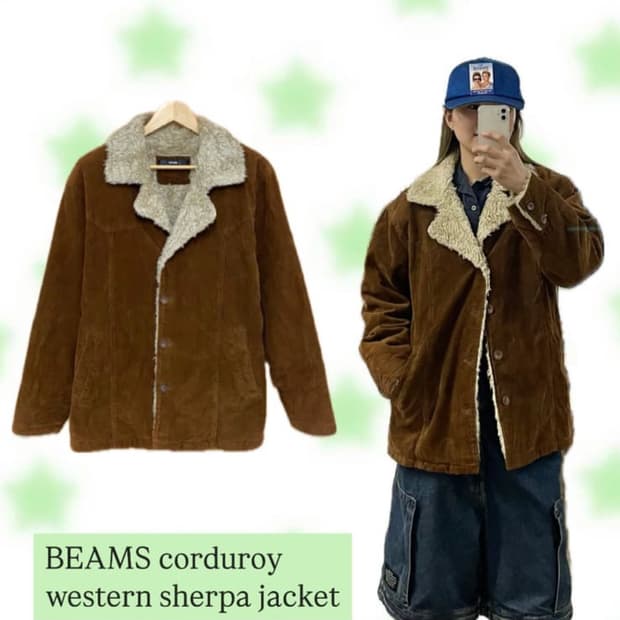 🤎빔즈 코듀로이 쉐르파 자켓