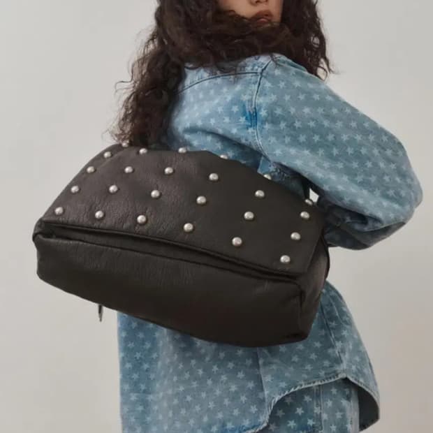 플리즈프로젝트가방 LEATHER MESSENGER BAG 레더 메신저 백