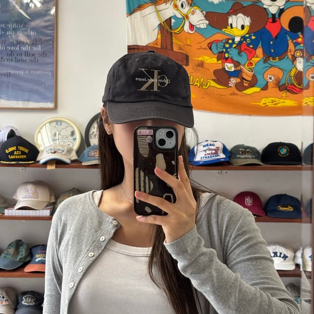 캘빈클라인 빈티지 햇