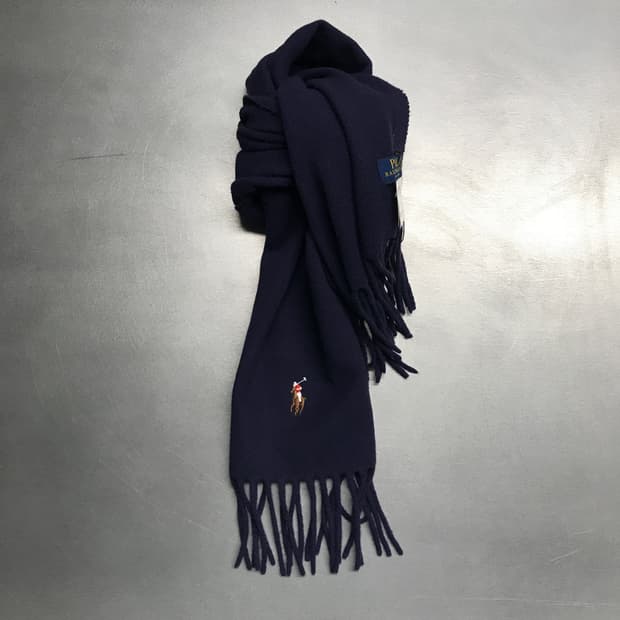 폴로 랄프로렌 머플러 네이비