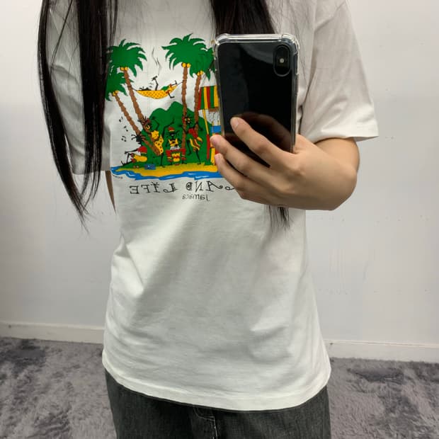 코코펠리 90s 싱글스티치 반팔티