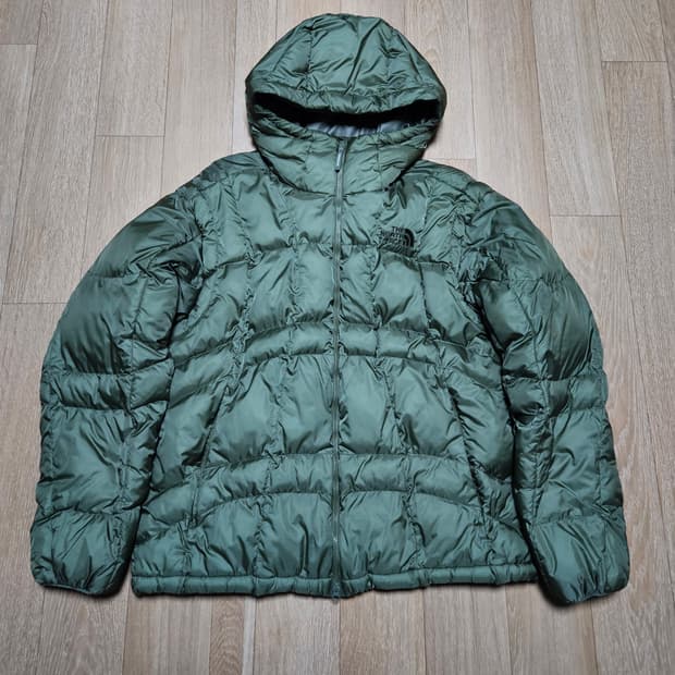 노스페이스 화이트 라벨 웨이브 LT 온볼 경량 패딩 카키