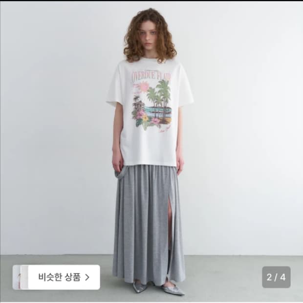 오버듀플레어 VINTAGE SUMMER T-SHIRT_WHITE