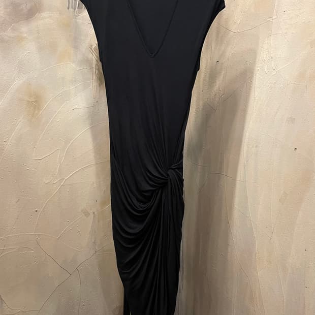 헬무트 랭 레이어드 드레이핑 슬립 드레스 55