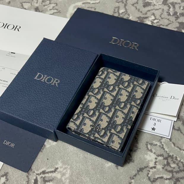 디올 오거나이저 반지갑 카드지갑 지갑