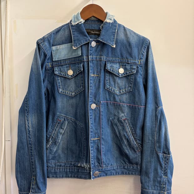 N54. 디스퀘어드2 패치워크 디테일 청자켓