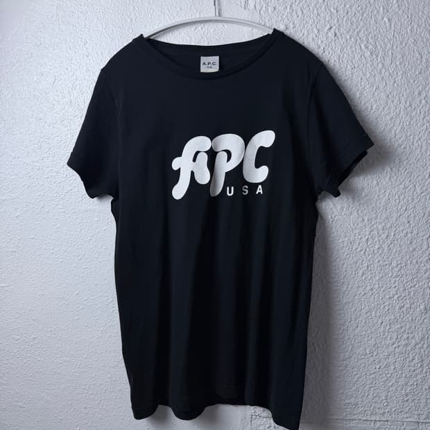 APC US 아페쎄 빅로고 반팔티셔츠