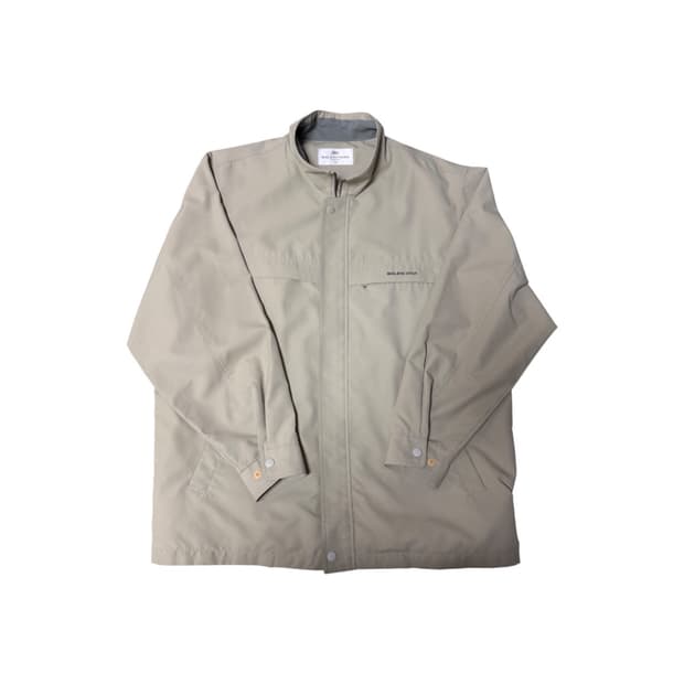 발렌시아가 로고 블루종 자켓