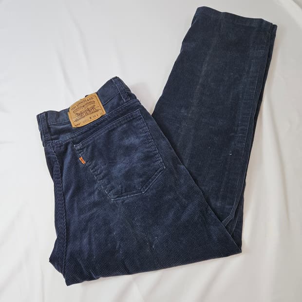 90s 리바이스 550 오렌지탭 코듀로이 팬츠 빈티지 38
