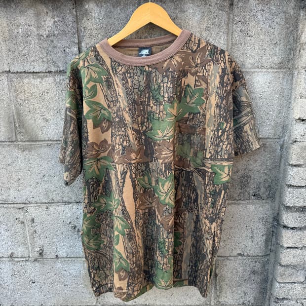 90s ace usa 빈티지 리얼트리 싱글스티치 반팔 티셔츠 xl