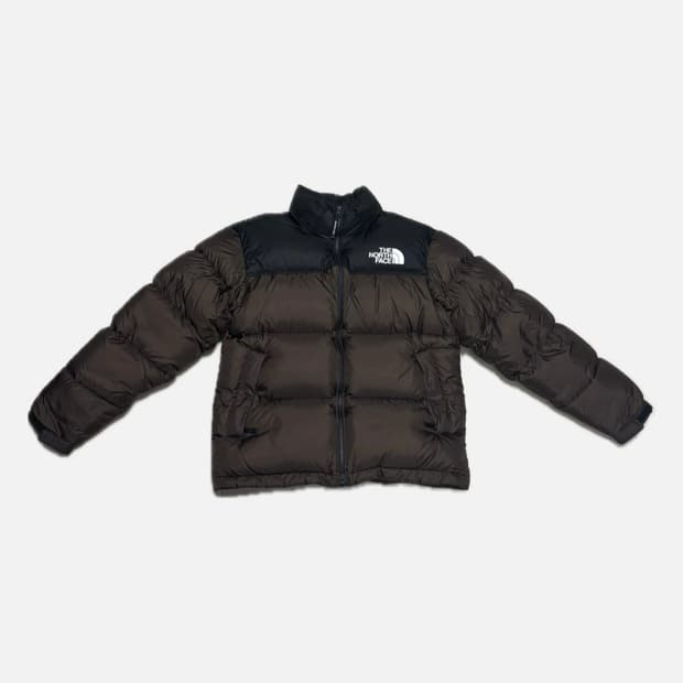 노스페이스 화이트 라벨 노벨티 눕시 에어 RDS 다운 자켓 브라운