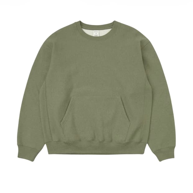 [M] 카키스 포켓 크루넥 맨투맨 그린 2사이즈