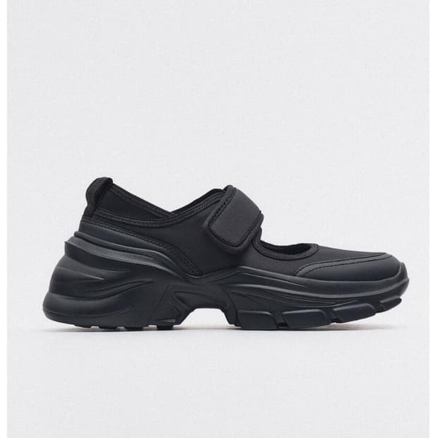 Zara sports 벨티드 메리제인 플랫폼 (EU 38/245)