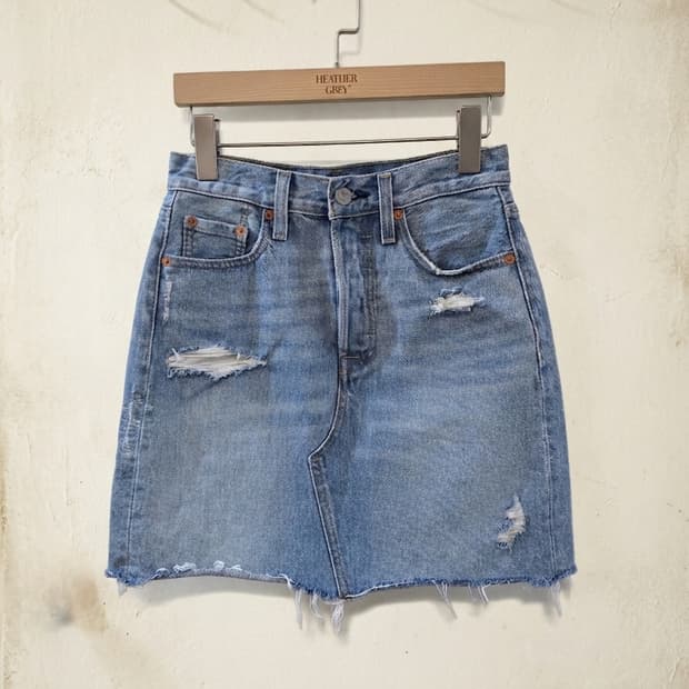 리바이스 데님 미니 스커트 25