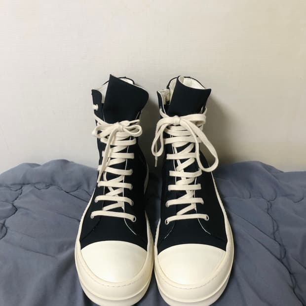 릭오웬스 17SS 다크쉐도우 나일론 라몬즈 하이 42