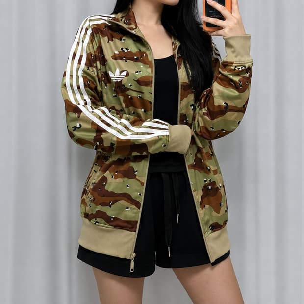 아디다스 오리지널 카모 파이어버드 트랙 자켓