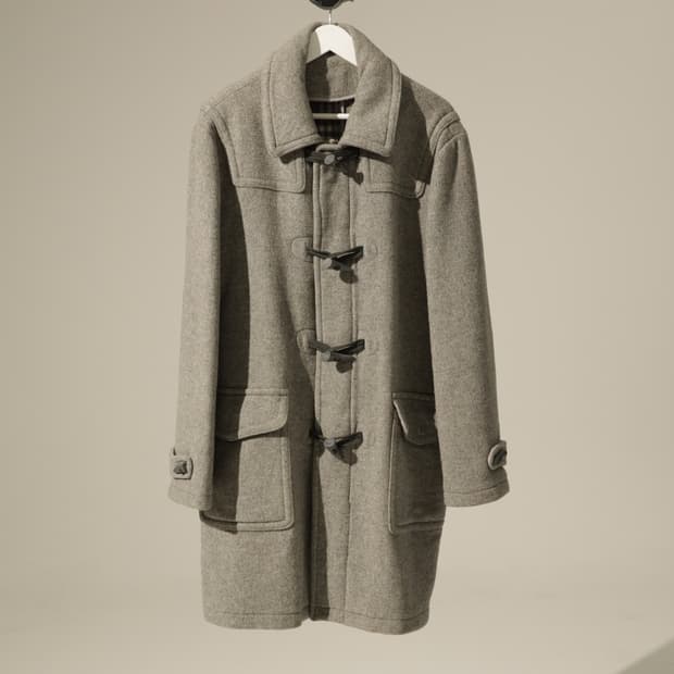 Vintage 지퍼 플라이 더플 코트