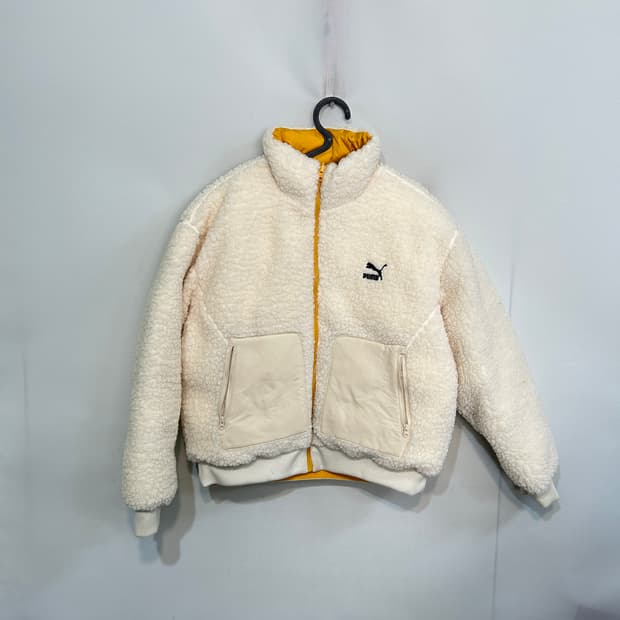 푸마 리버시블 후리스 패딩 100 여성