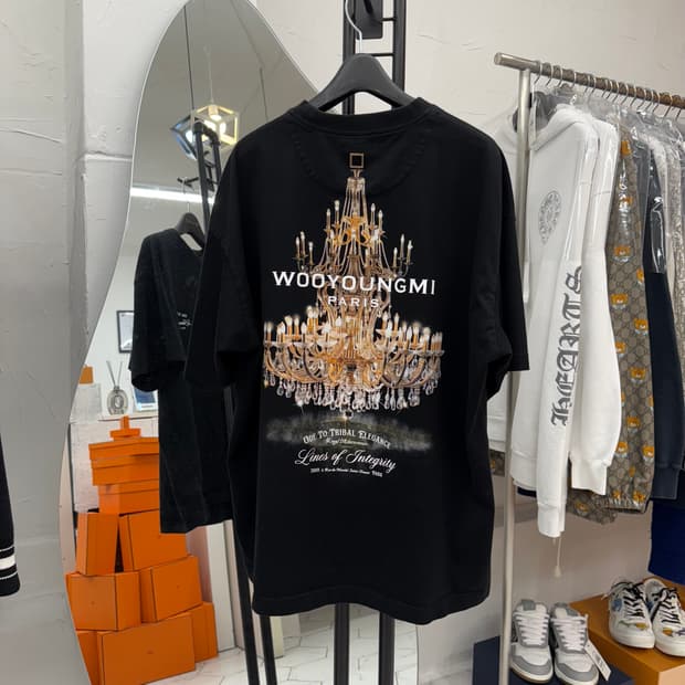 [25년/48] 우영미 샹들리에 반팔티 블랙