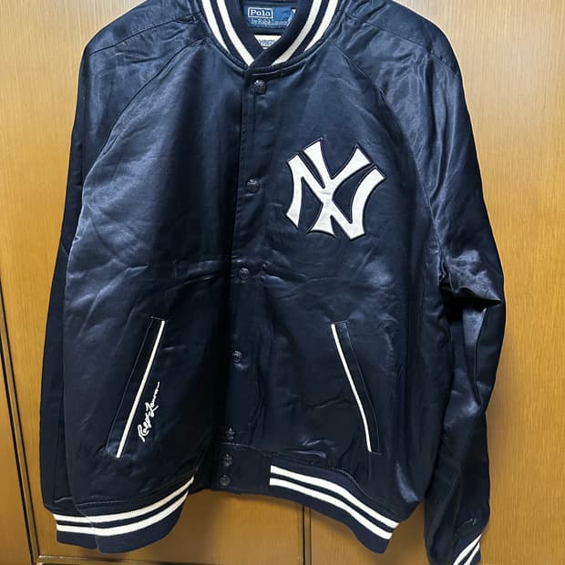 폴로 랄프 로렌 / 양키스 새틴 자켓 / 네이비 / L