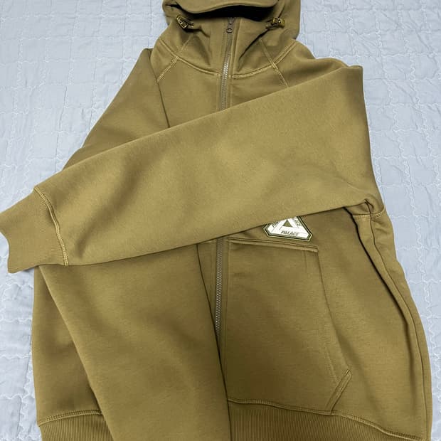 팔라스 써멀 본디드 캡 후드 올리브 - 24FW