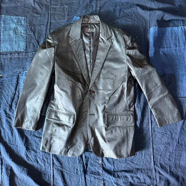 M Begin 양가죽 테일러드 자켓 L