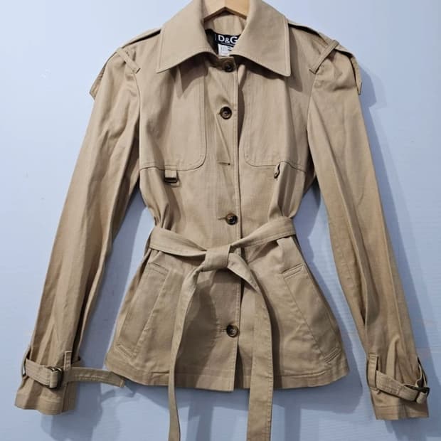 돌체앤가바나 D&G 여성 하프 트렌치 코트 IT40