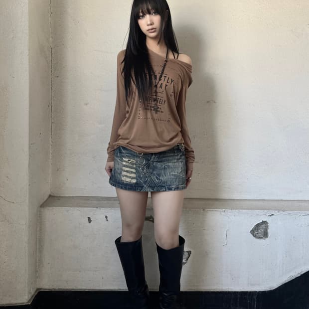Brown long sleeve