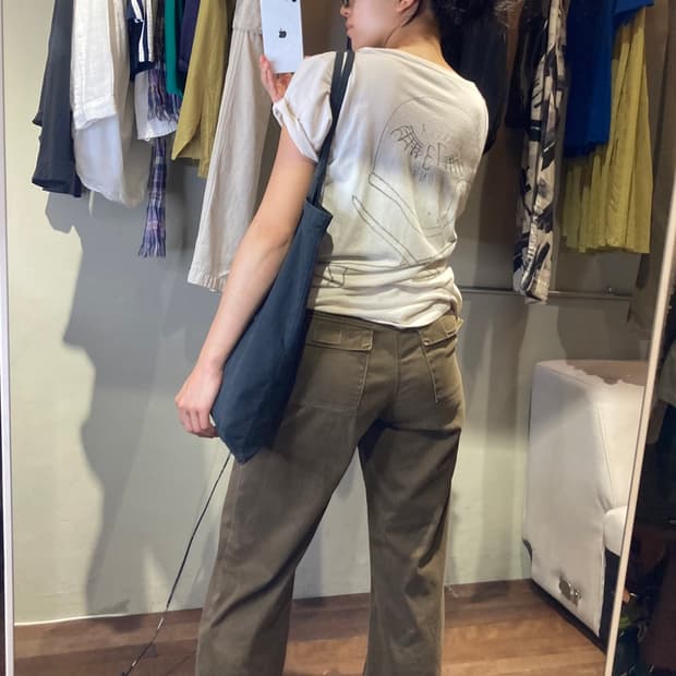 빌라봉 프린팅 반팔 티