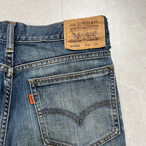 [33] 리바이스 오렌지탭 빈티지 워싱 청바지