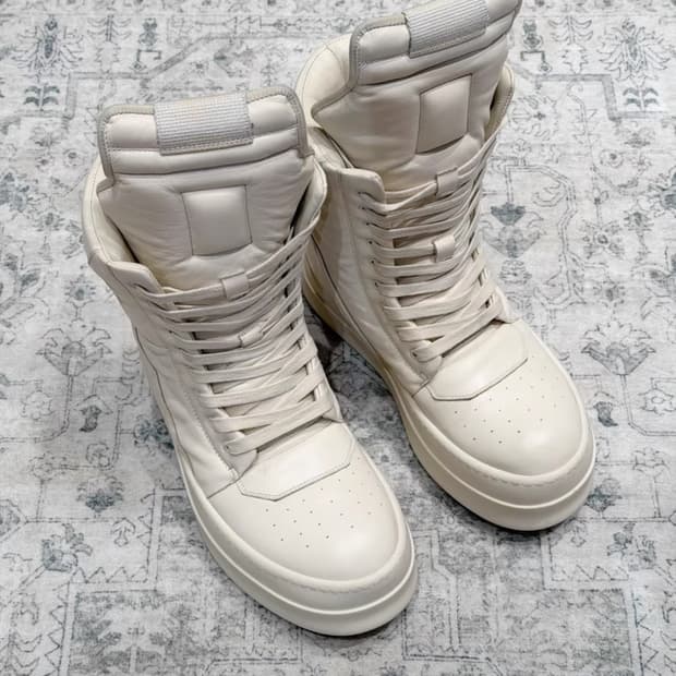 릭오웬스 메가 지오바스켓 밀크 42