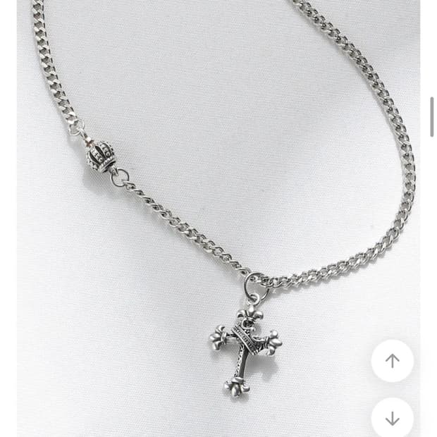 세인트스코트 엔틱포르테십자가 목걸이