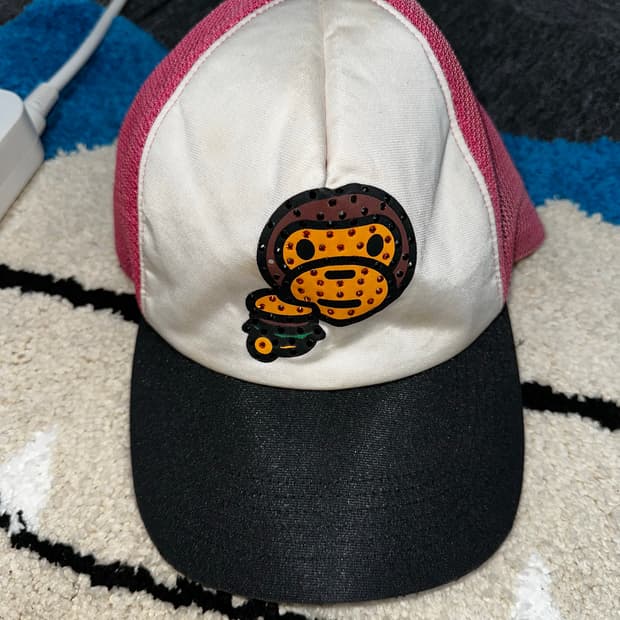 베이프 햄버거 모자