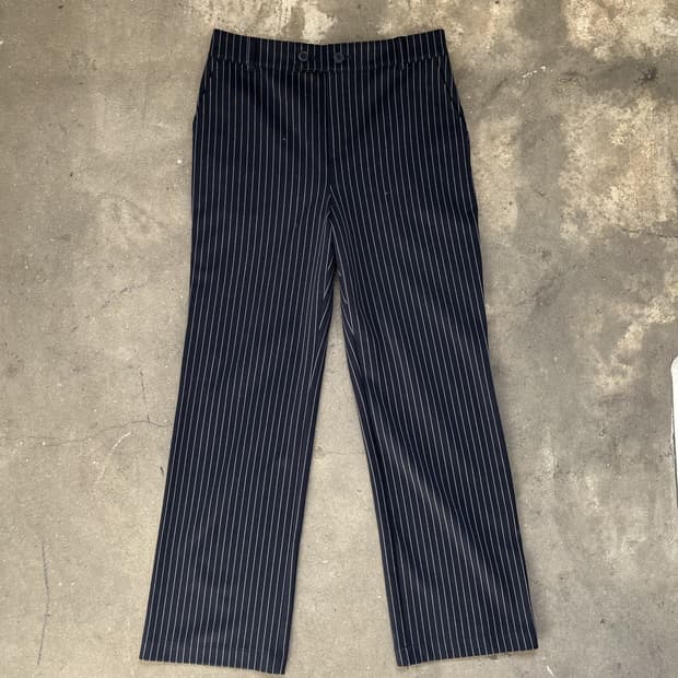 Agnes.B 스트라이프 슬랙스 
