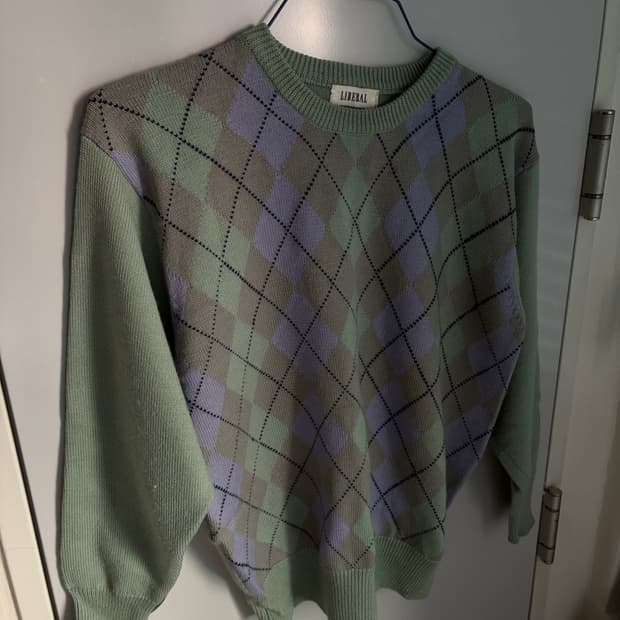argyle knit