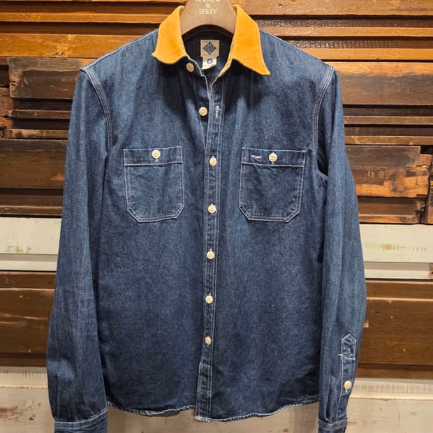 포스트오버롤즈 데님셔츠