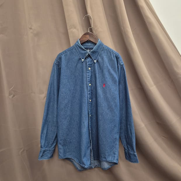 폴로 랄프로렌 데님 셔츠 S