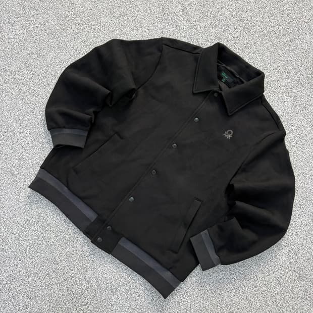 110 베네통 스펠아웃 블루종 자켓 0428J