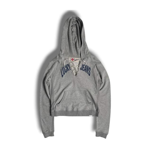 Lucky brand V 넥 스트랩 후드