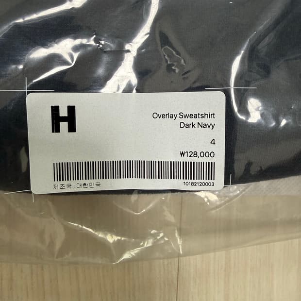 [4] 해칭룸 스웻셔츠 다크 네이비