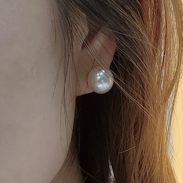제이에스티나 실버 진주귀걸이