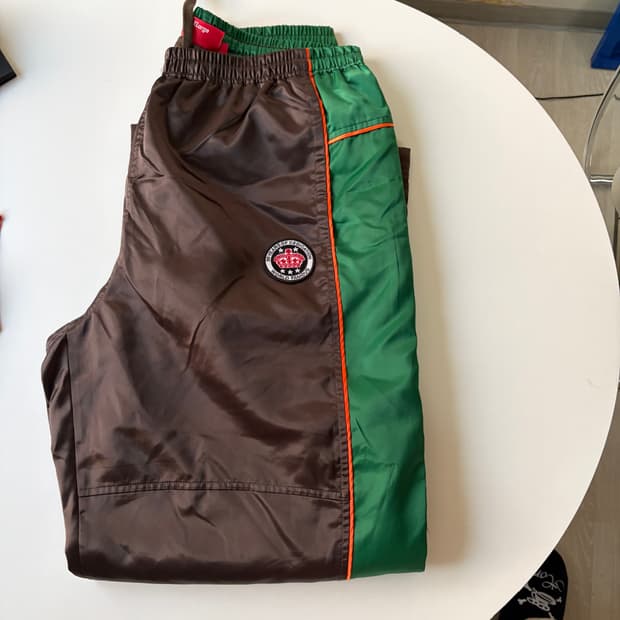 슈프림 사틴 트랙 팬츠