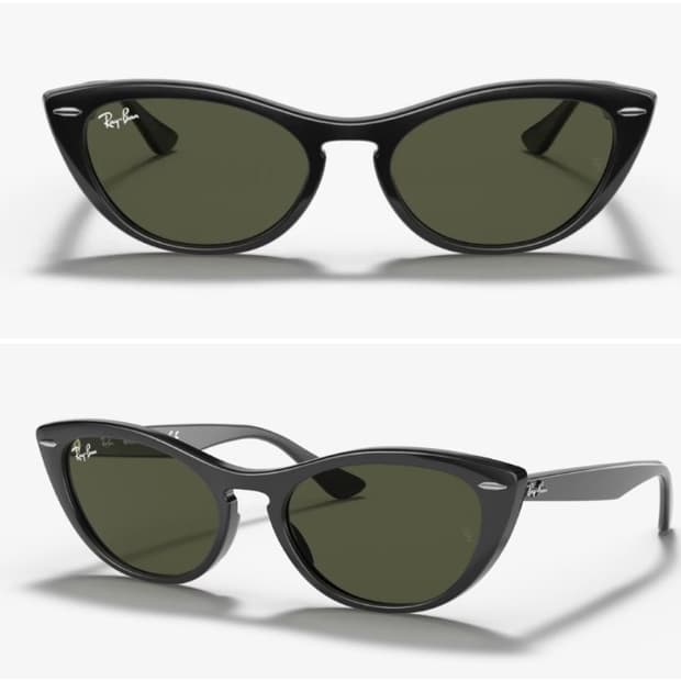 레이벤 니나 선글라스 블랙 Rayban nina 레이밴 캣아이