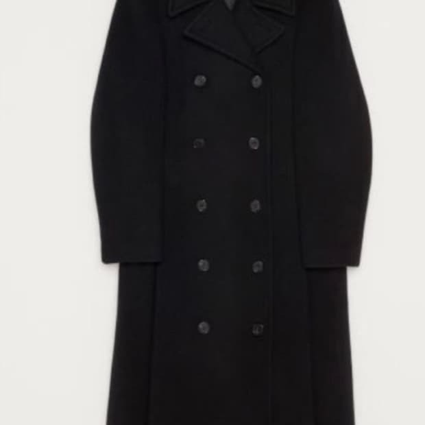 렉토 더블 브레스트 코트