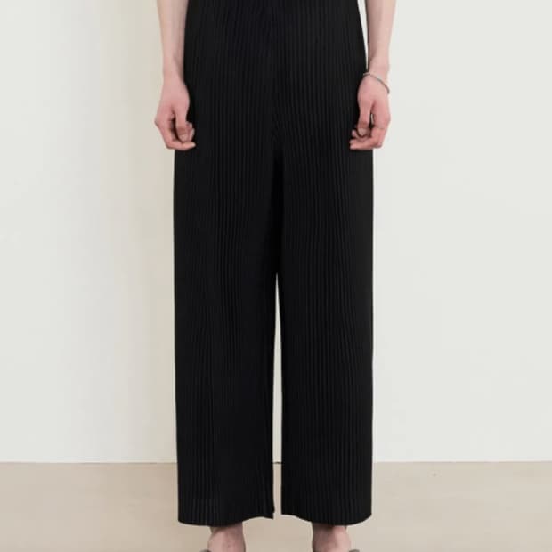 tngt yoyogi 와이드핏 플리츠 팬츠