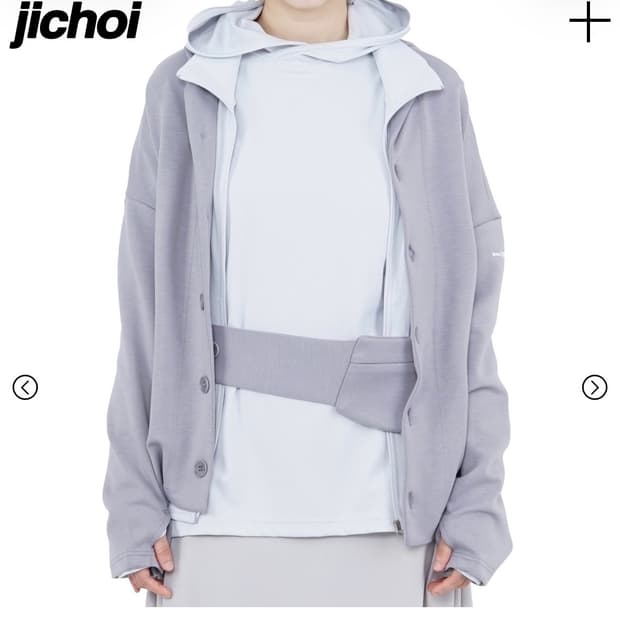 지초이 이지자켓 라이트그레이 색상