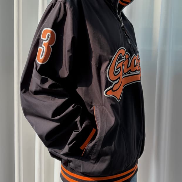 [M]롯데 자이언츠 춘추용 베이스볼 하프집업 바람막이 자켓