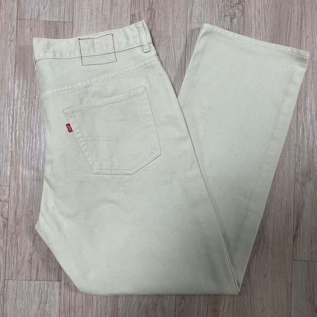 36) 90's 리바이스 501 몰스킨 데님팬츠(미국제)데드스탁(LVC)